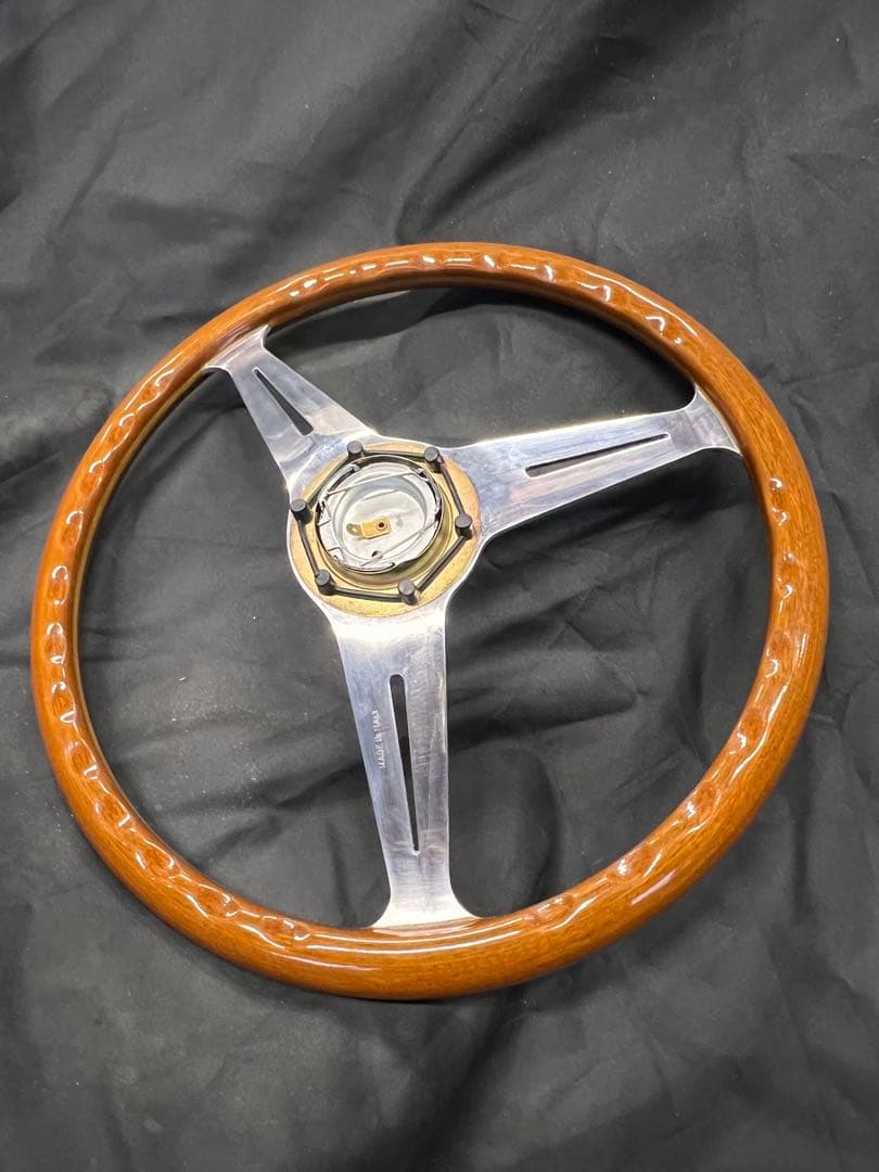 は*る様 NARDI ステアリングホイール 3スポーク ウッド365mm径