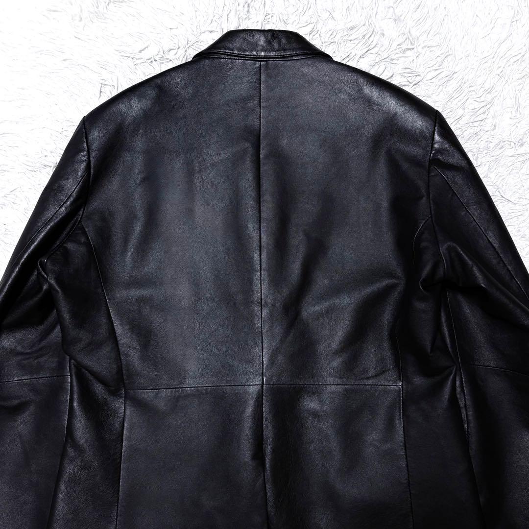 ミッシェル✨クリスチャンモード　羊革レザーテーラードジャケット