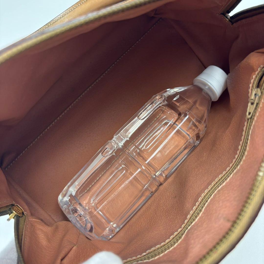 セリーヌ マカダム柄 ハンドバッグ ミニボストンバッグ PVC レザー 2way