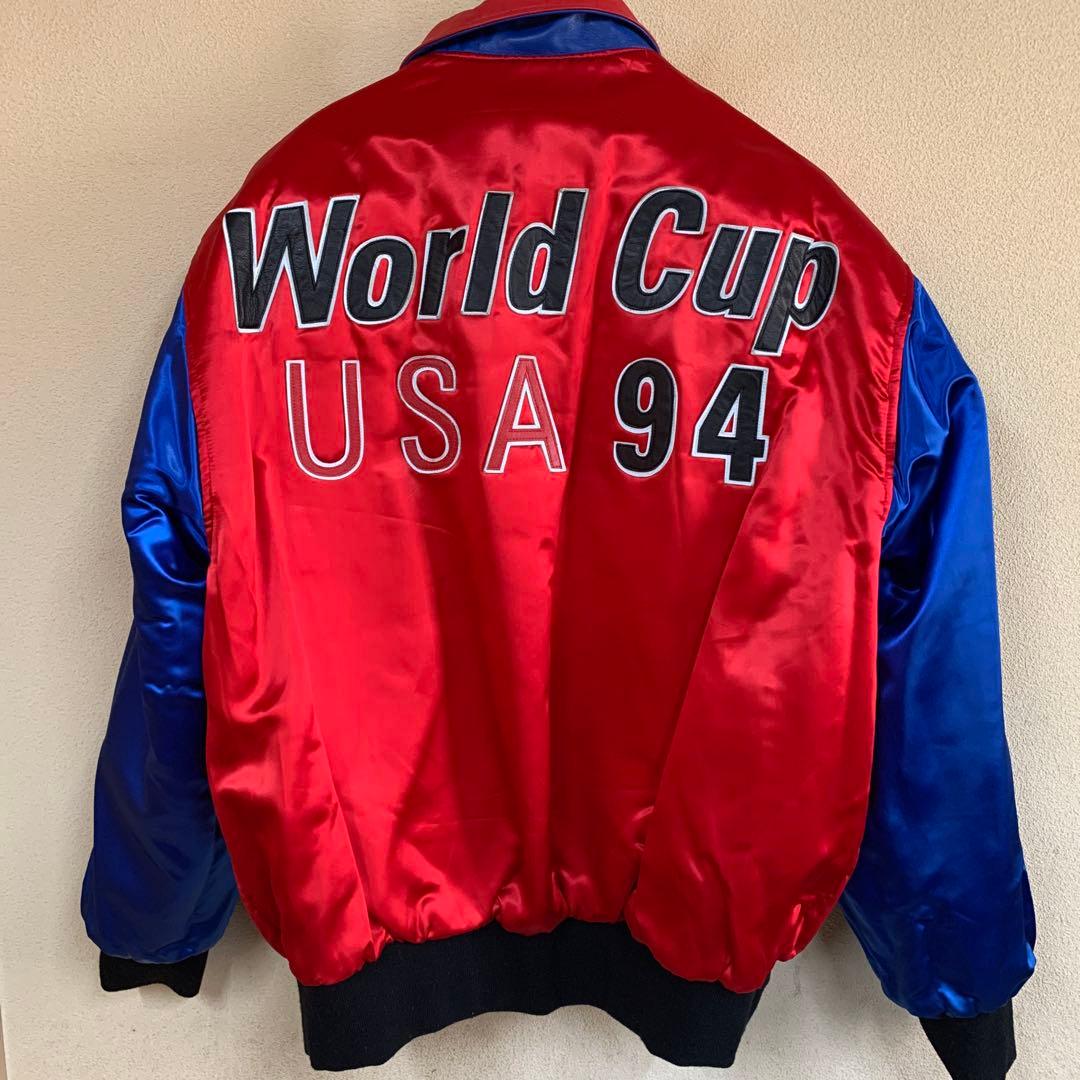 1994年 アメリカW杯 リバーシブル　革ジャン　ジェフハミルトン