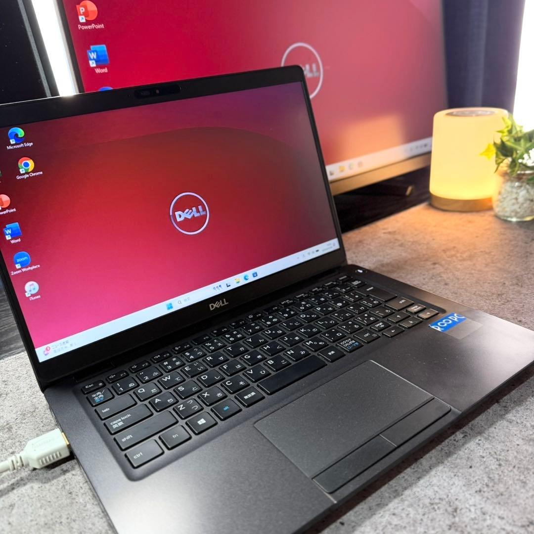 DELLノートパソコン 8世代i5 16GB SSD256 小型軽量 11Pro
