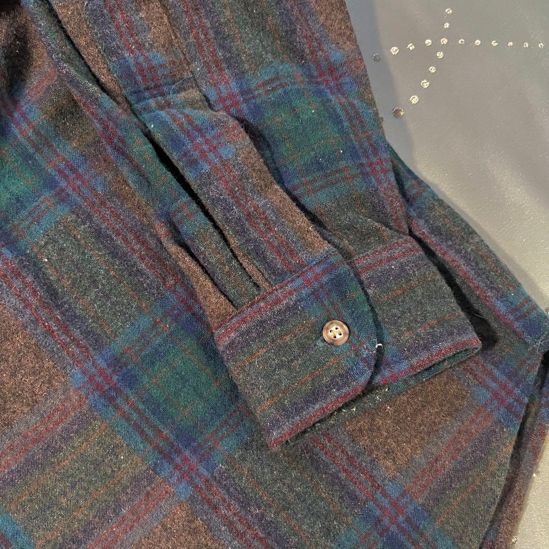 90s古着 ペンドルトン ウールシャツ アメリカ製 ヴィンテージ バージンウール