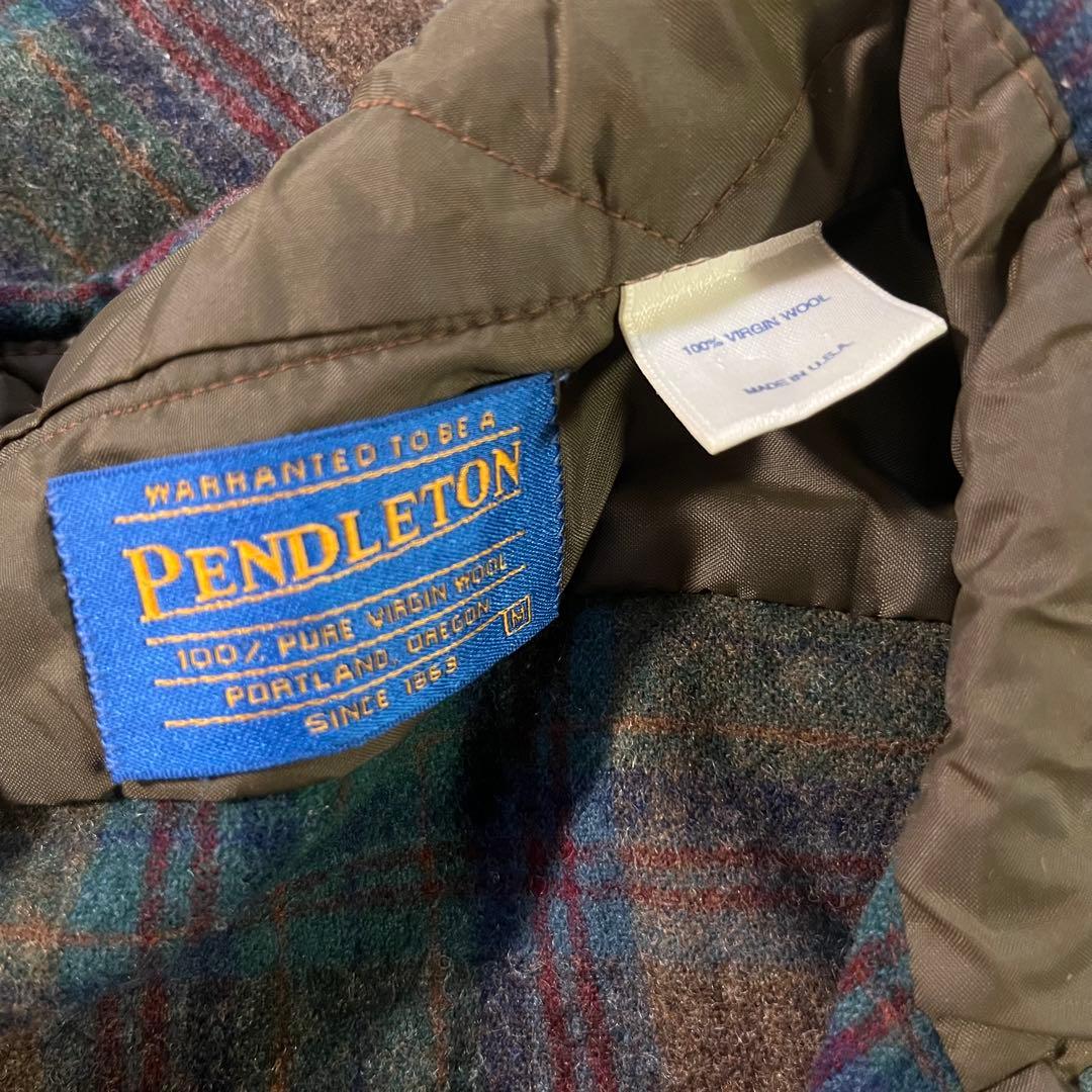 90s古着 ペンドルトン ウールシャツ アメリカ製 ヴィンテージ バージンウール