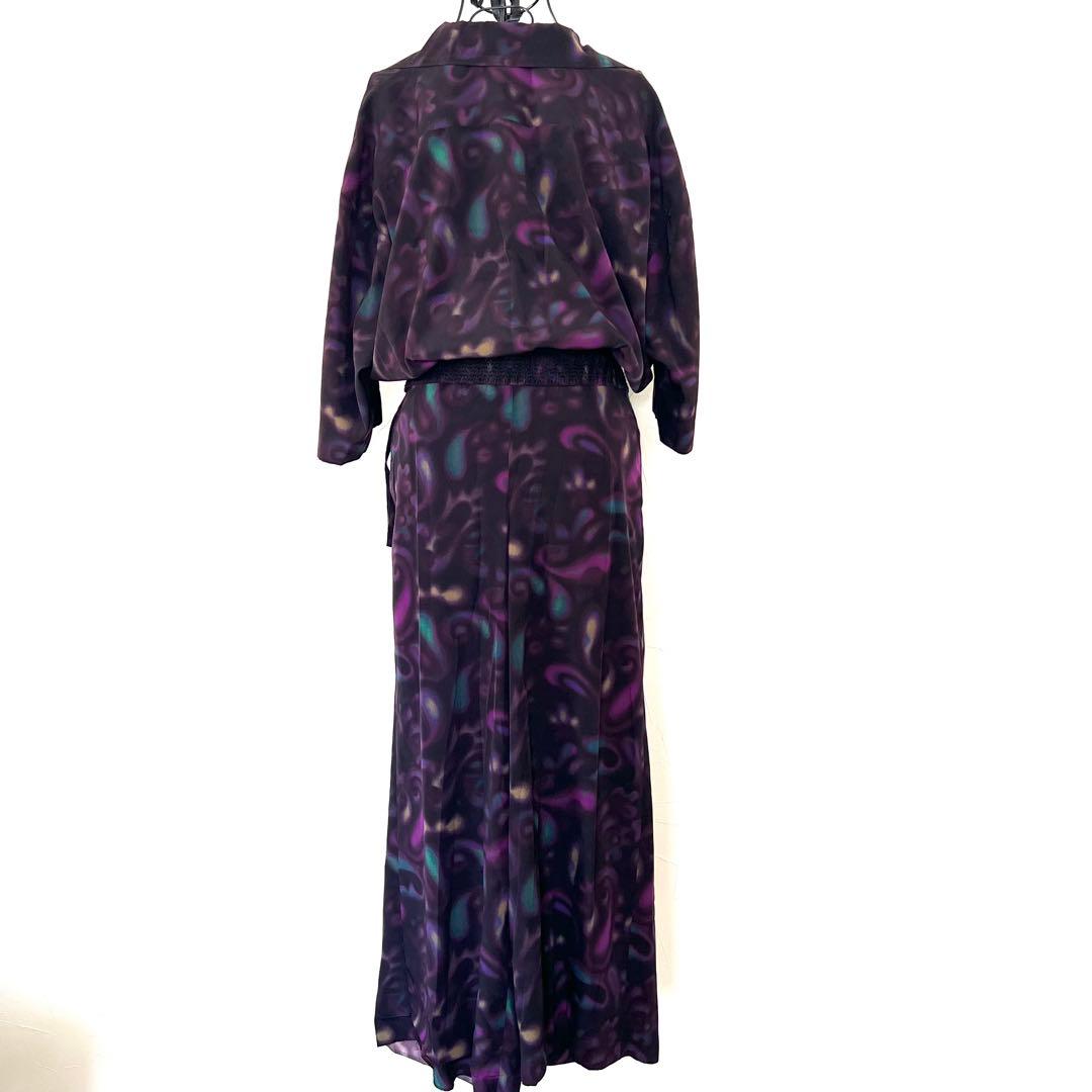 Yohji Yamamoto ヨウジヤマモト 派手柄　セットアップ　レディース