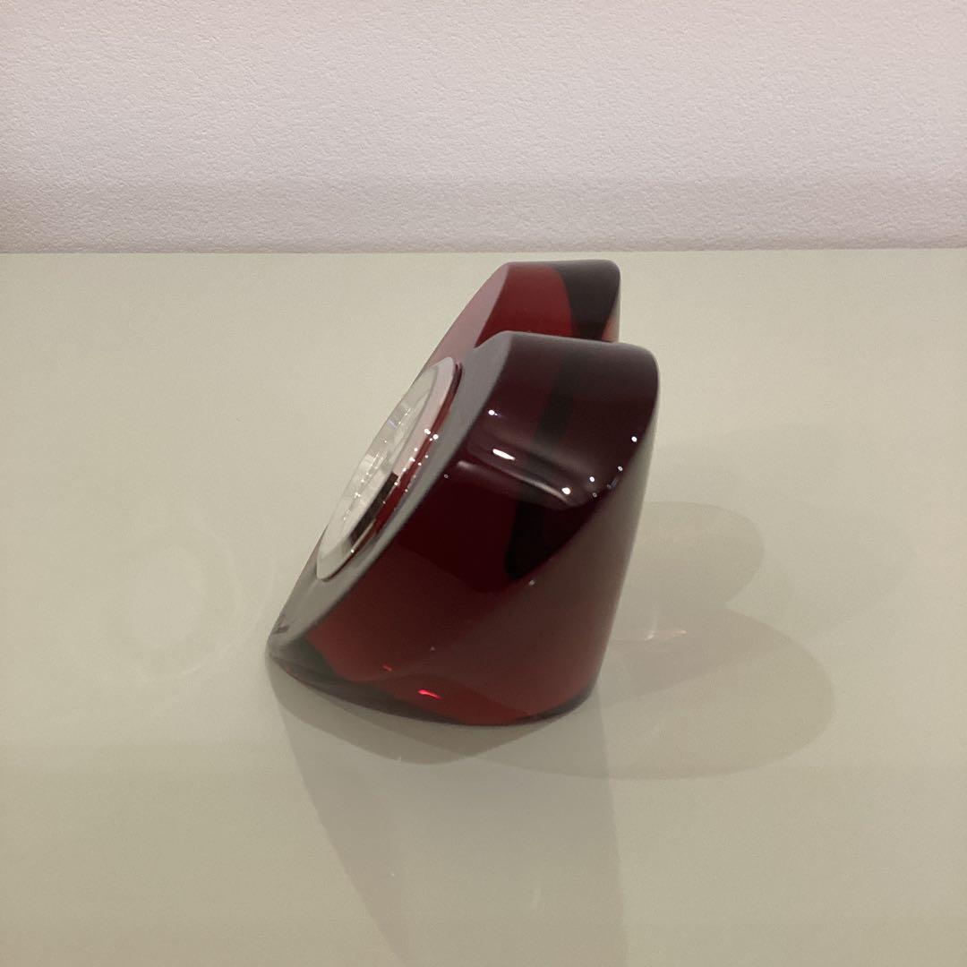 Baccarat バカラ　ハート　置時計　インテリア