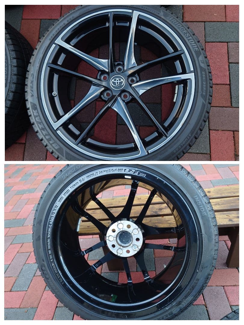 S NGRスープラRZ19インチ純正ホイール+スタッドレスタイヤセット