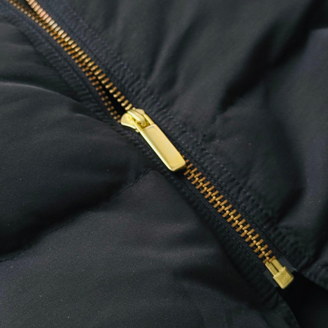 美品✨NOBLE ノーブル エステルファイユ ミドルダウンコート 濃紺 38 M