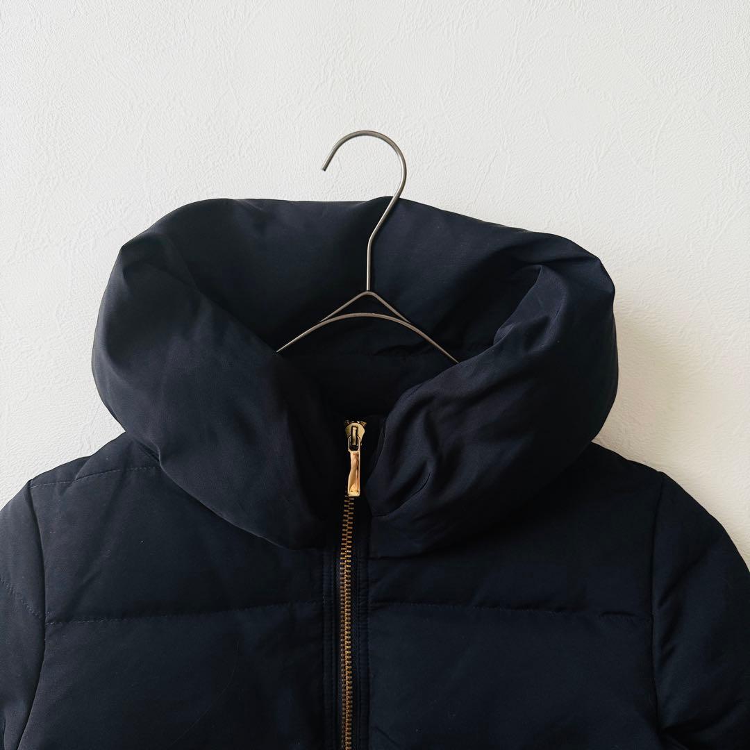 美品✨NOBLE ノーブル エステルファイユ ミドルダウンコート 濃紺 38 M