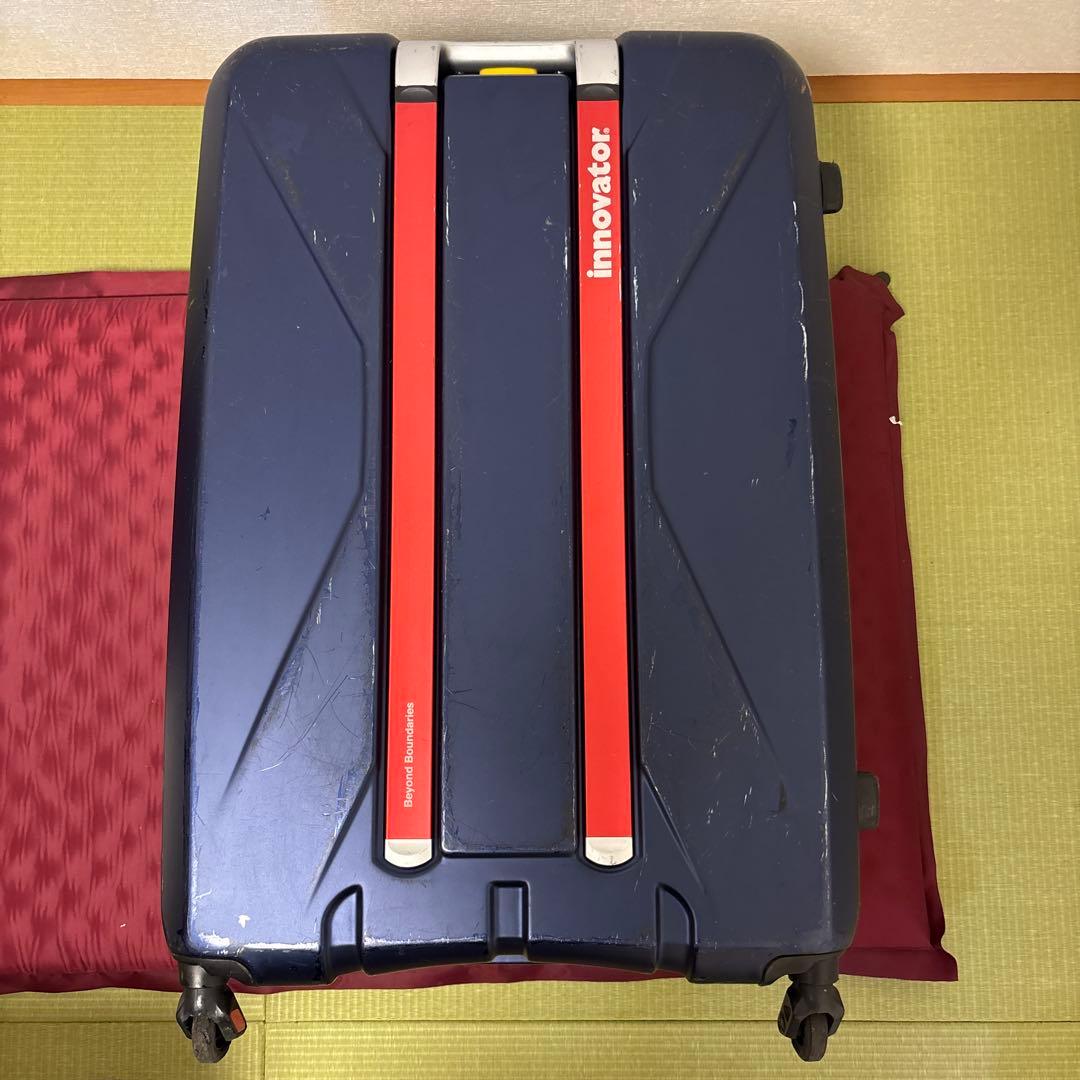 イノベーター スーツケース INV68T 90Liters ネイビーレッド