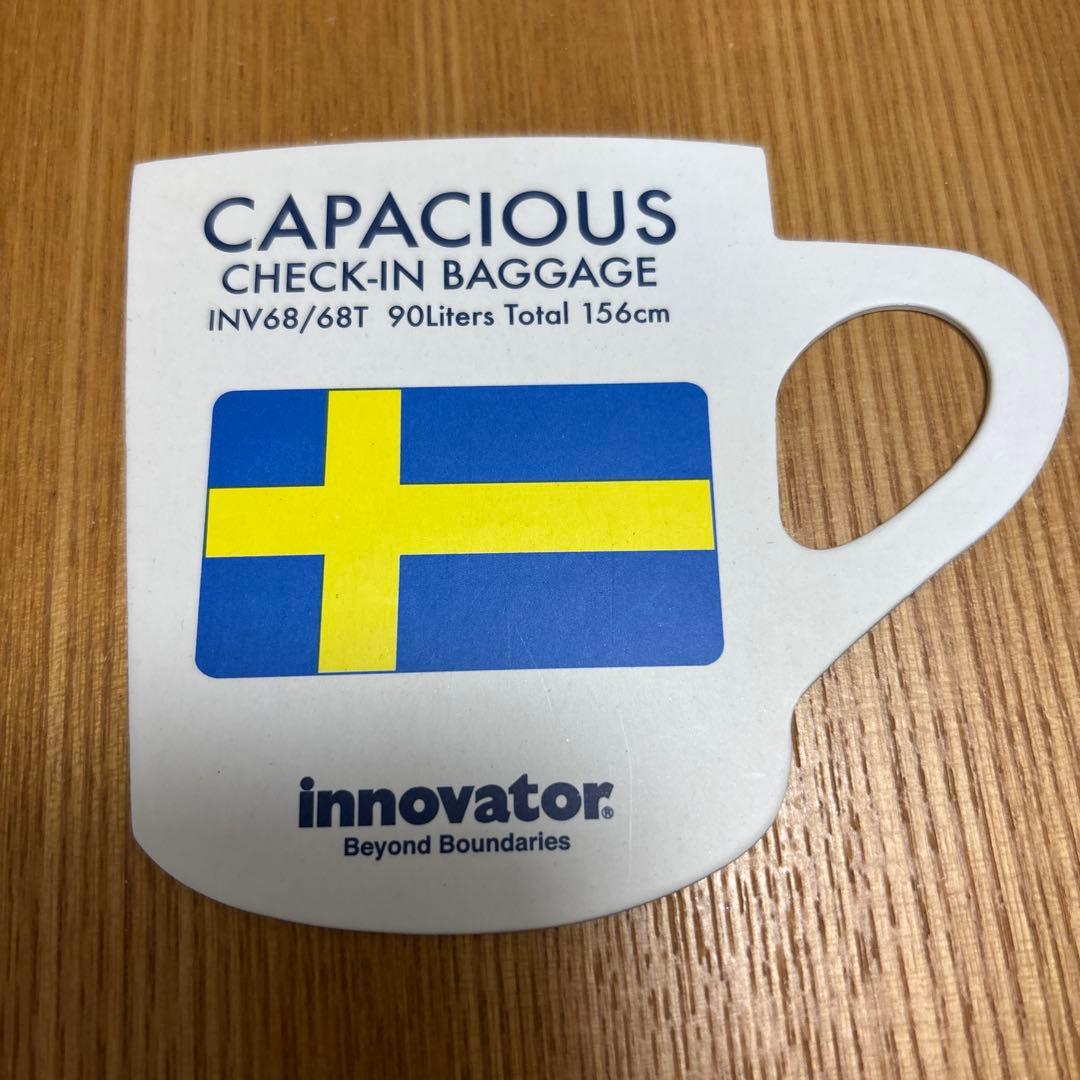 イノベーター スーツケース INV68T 90Liters ネイビーレッド