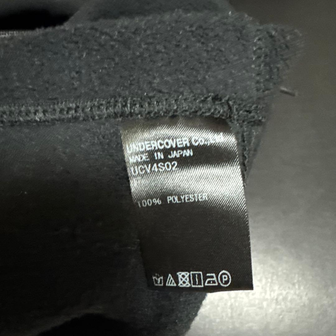 アンダーカバー 18AW フリース　バラクラバ 黒 F