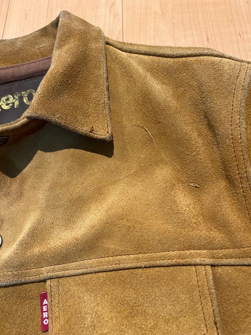 AERO スエードジャケット ベージュ