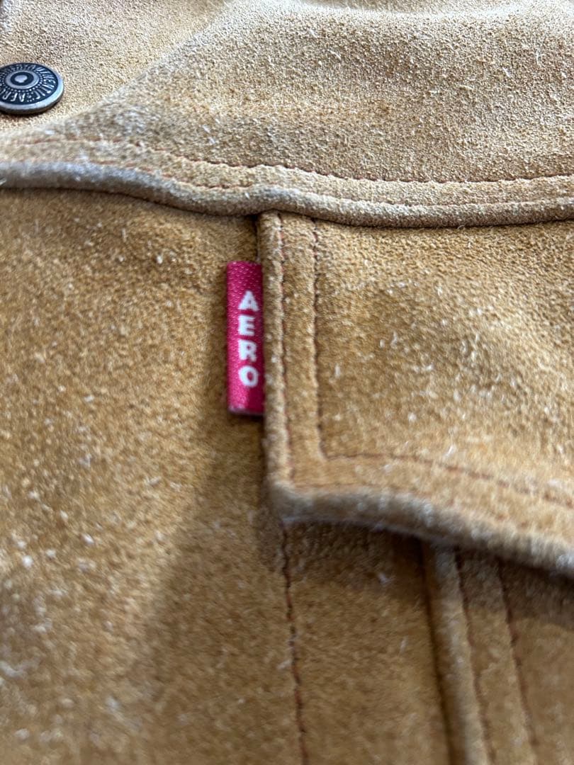AERO スエードジャケット ベージュ