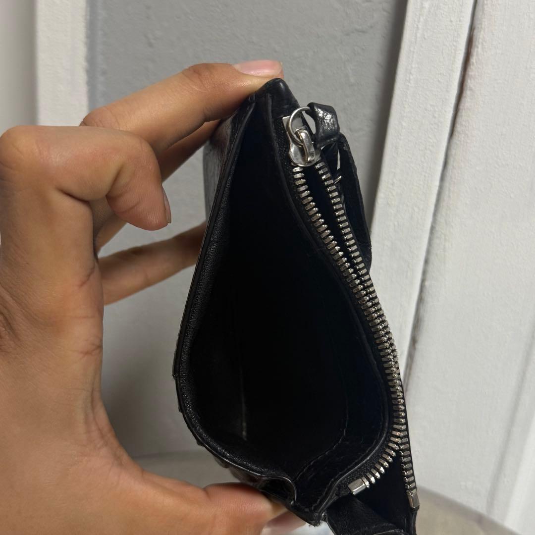 balenciaga バレンシアガ　フラグメントケース　ケース　レザー　黒