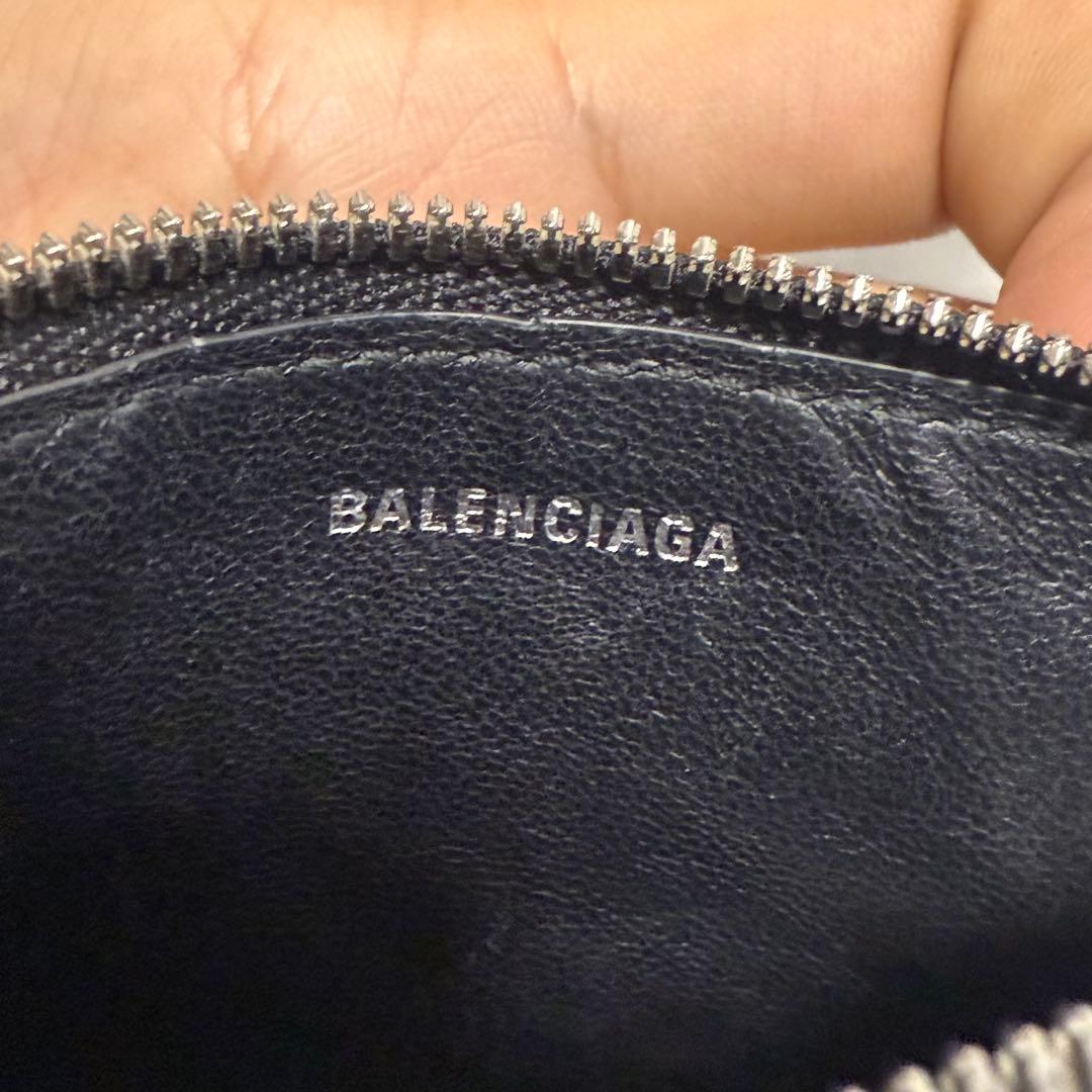 balenciaga バレンシアガ　フラグメントケース　ケース　レザー　黒
