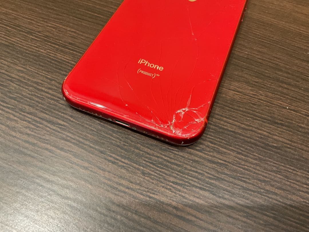 【背面ガラス割れ】Apple iPhone XR 64GB RED