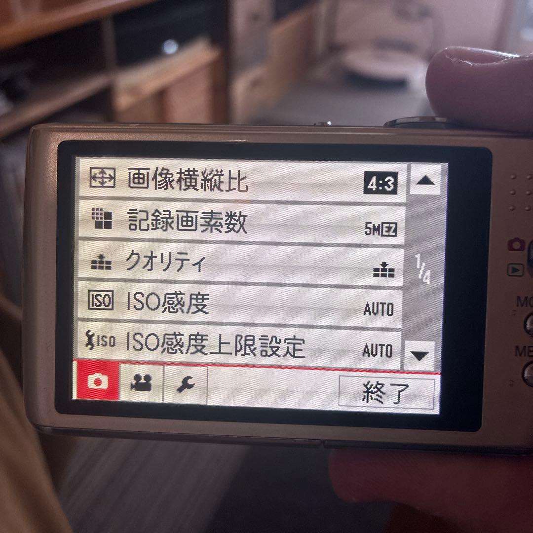 LUMIX DMC-FX70ゴールド コンパクトデジタルカメラ