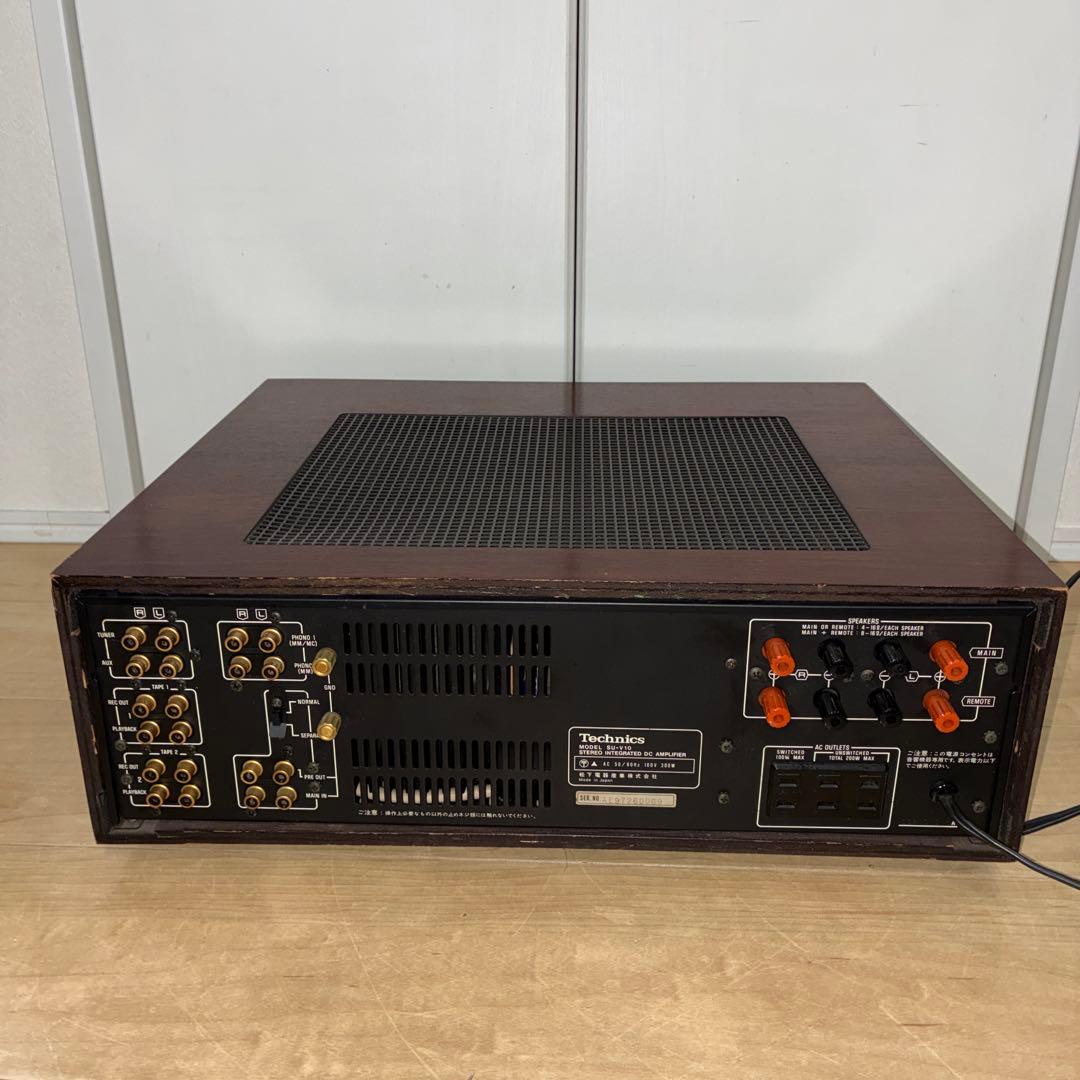 名機！　動作良好です　Technics 　SU-V10プリメインアンプ