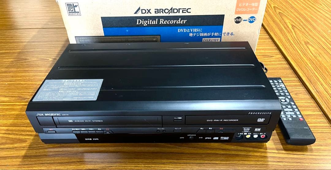 DX BROADTEC DVD/VHSレコーダー DXR170V