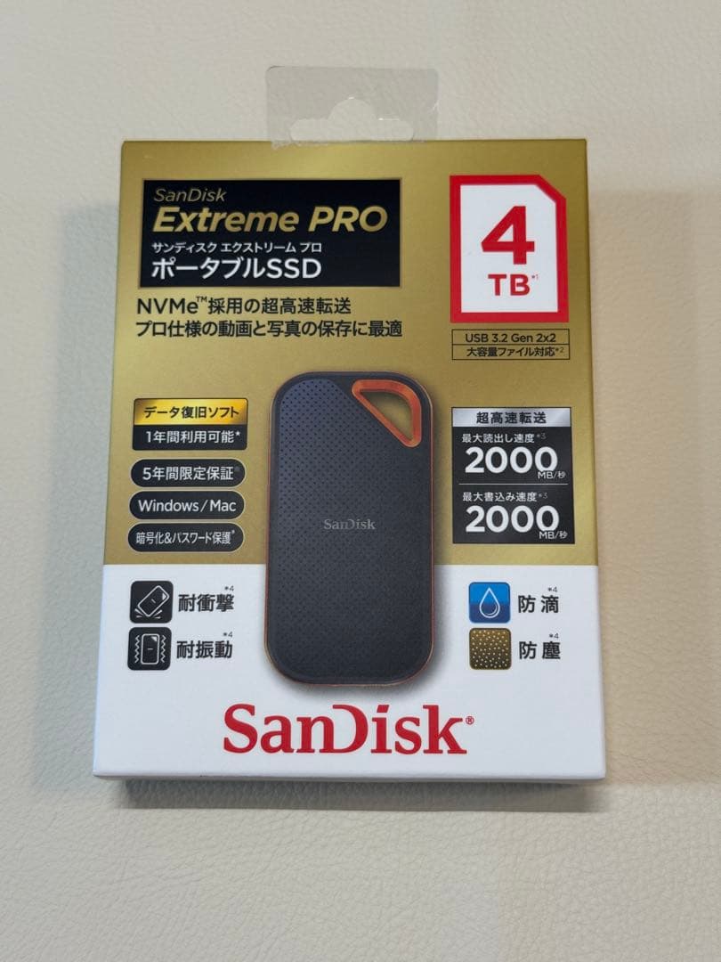 エクストリーム プロ SDSSDE81-4T00-J25　未開封