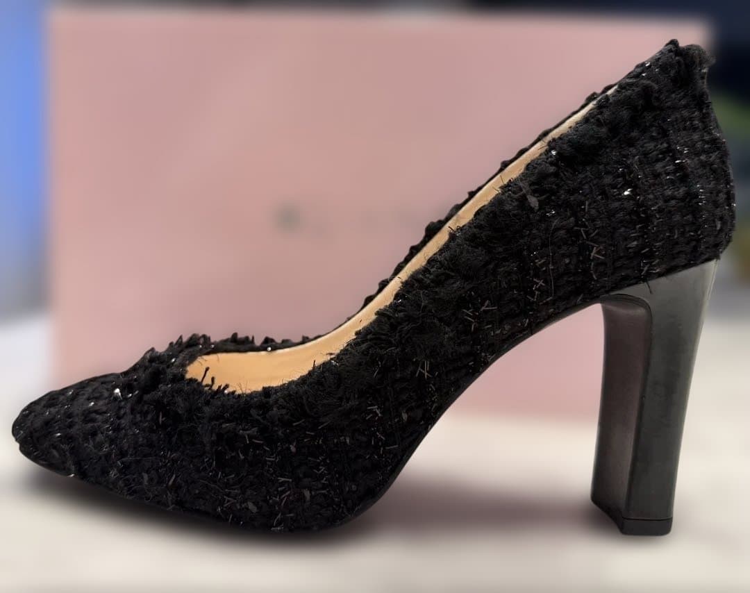 早い者勝ちです！　DIANAツィードパンプス