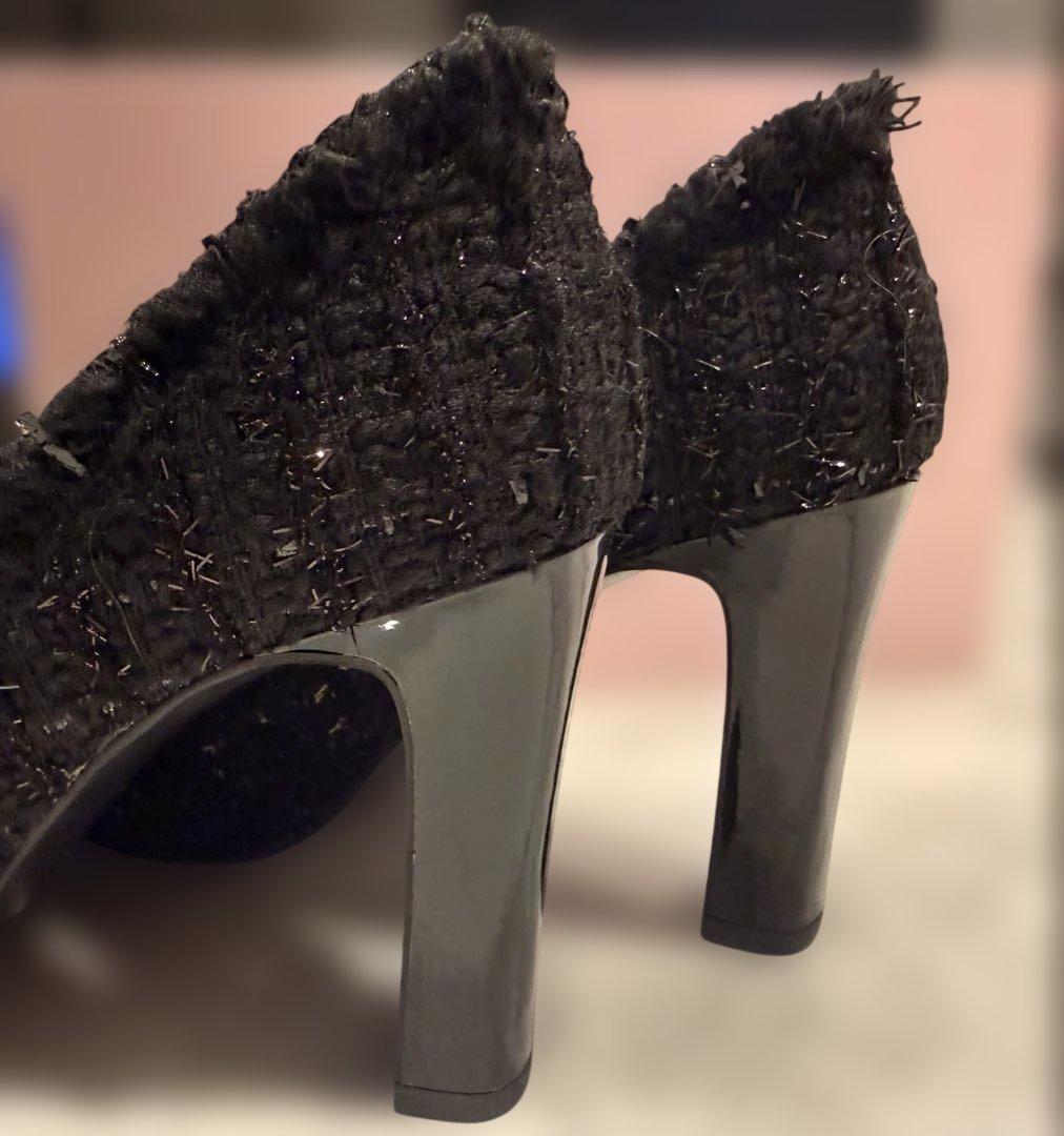 早い者勝ちです！　DIANAツィードパンプス