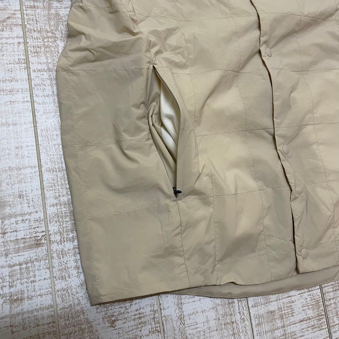 新品 キャロウェイ 長袖ブルゾン 中綿 ノーカラー ベージュ LLサイズ