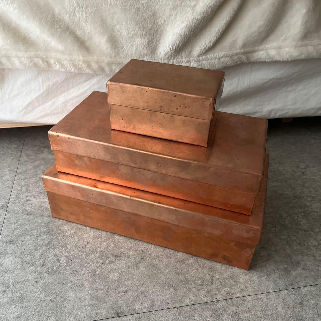 Syuro シュロ　ブリキ缶　缶　アンティーク 3点セット