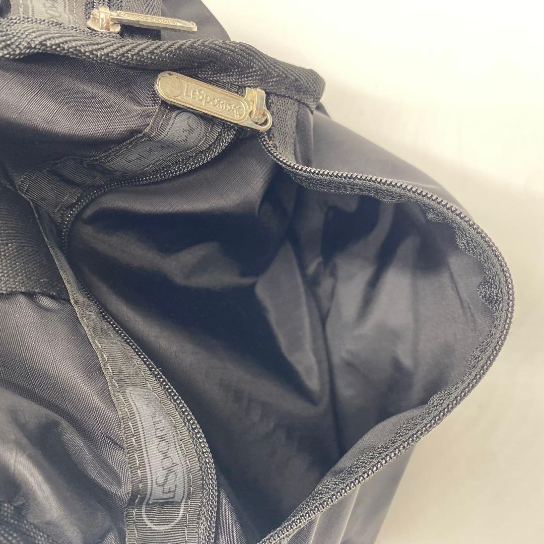 【超美品】レスポートサック　ボストンバッグ　ショルダー　シンプル　大容量　黒