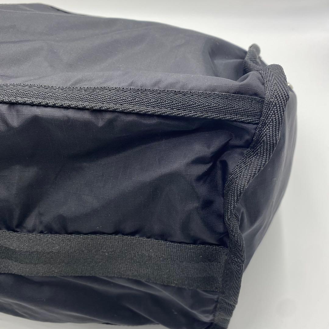 【超美品】レスポートサック　ボストンバッグ　ショルダー　シンプル　大容量　黒