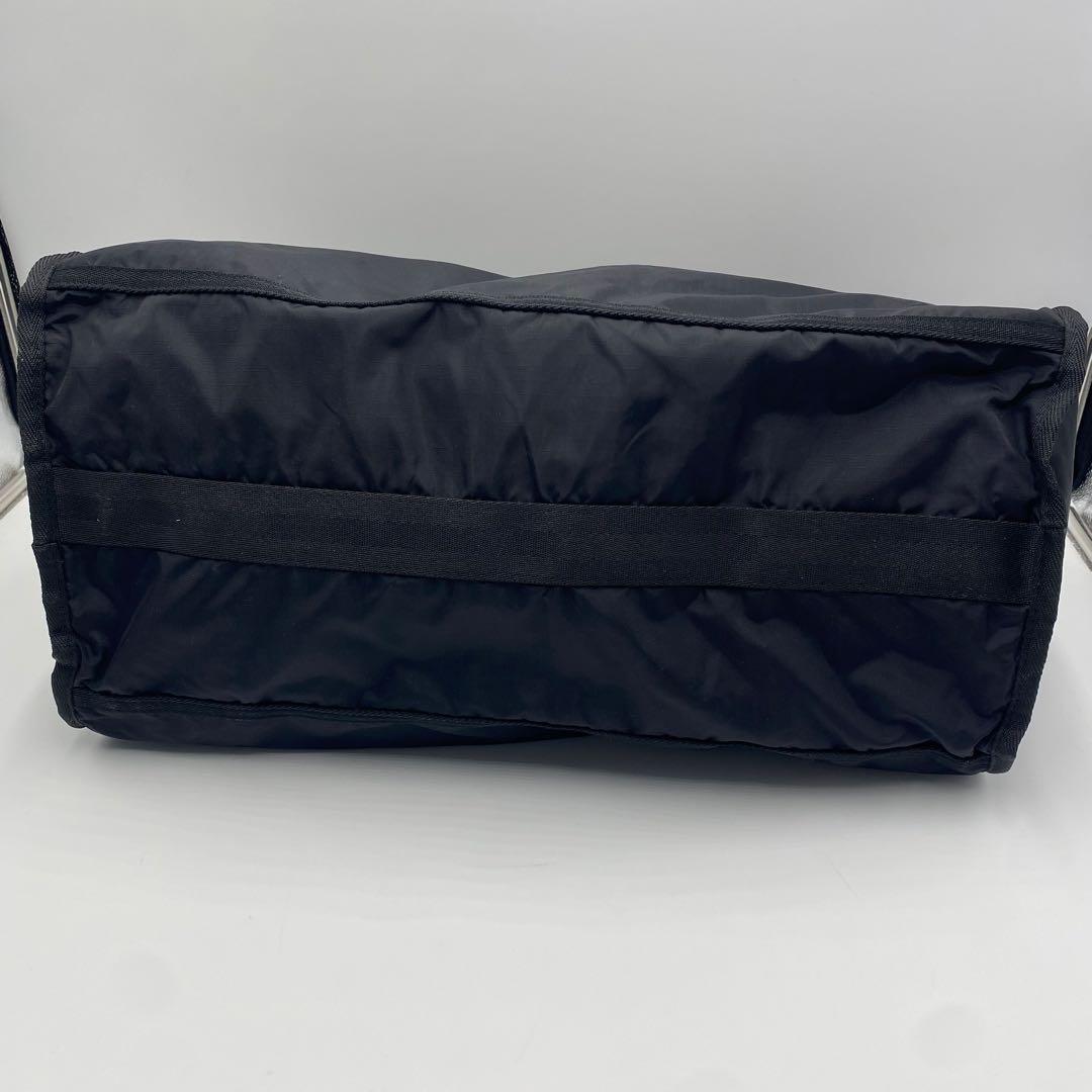 【超美品】レスポートサック　ボストンバッグ　ショルダー　シンプル　大容量　黒