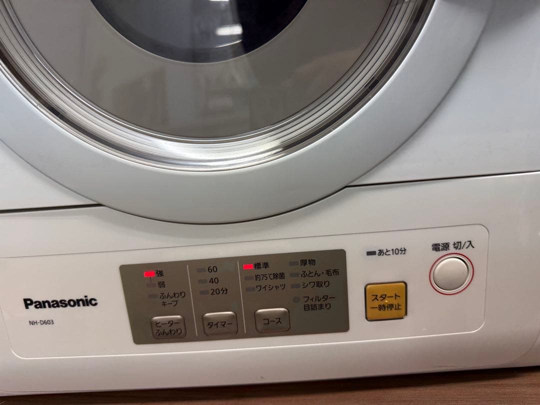 2025年　パナソニック NH-D603 衣類乾燥機 6kg 専用ユニットセット