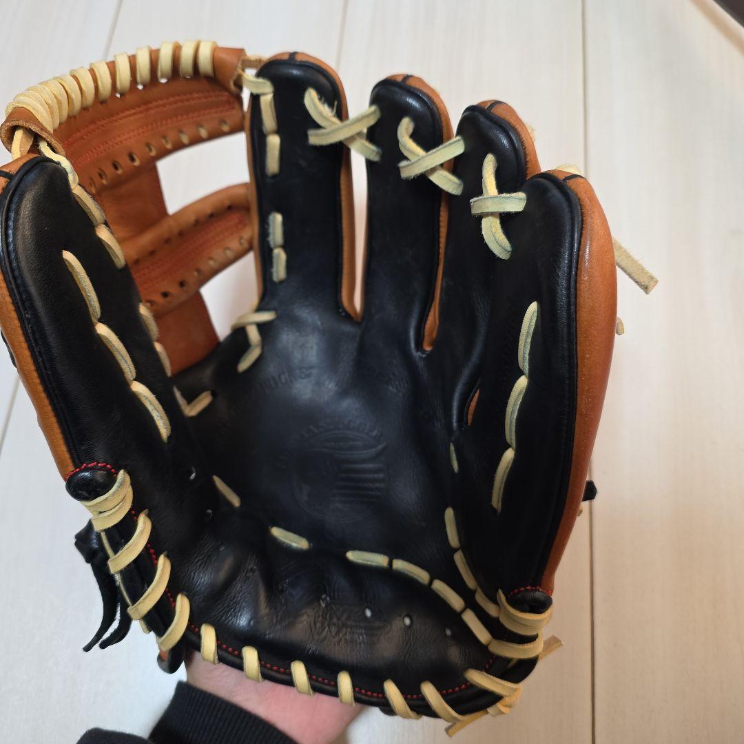 slugger 軟式野球グローブ オレンジ/黒