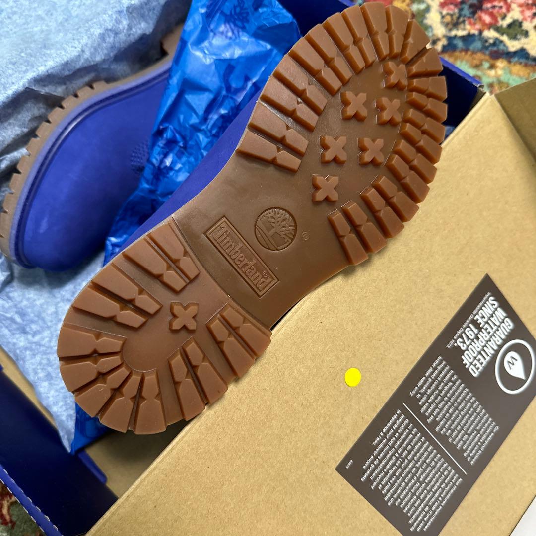 希少　50th 24cm ティンバーランド　プレミアム 6インチ ブルー