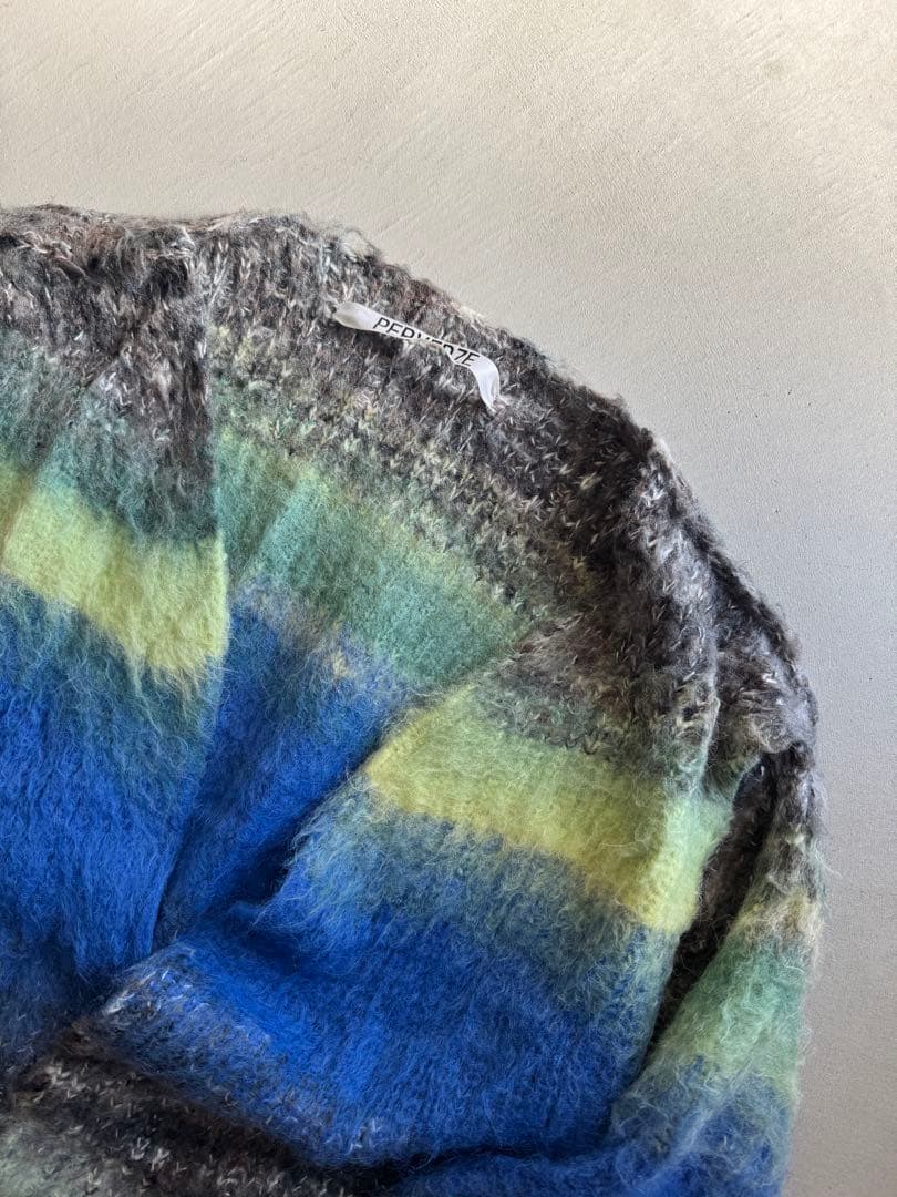 【ぐりこ】PERVERZE 長袖カーディガン 青・緑・灰色