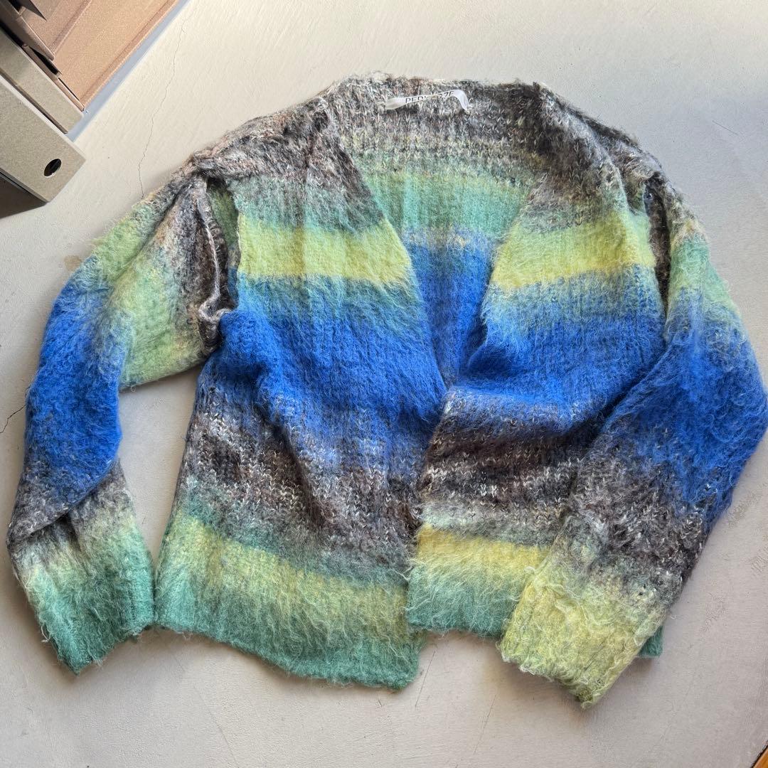 【ぐりこ】PERVERZE 長袖カーディガン 青・緑・灰色