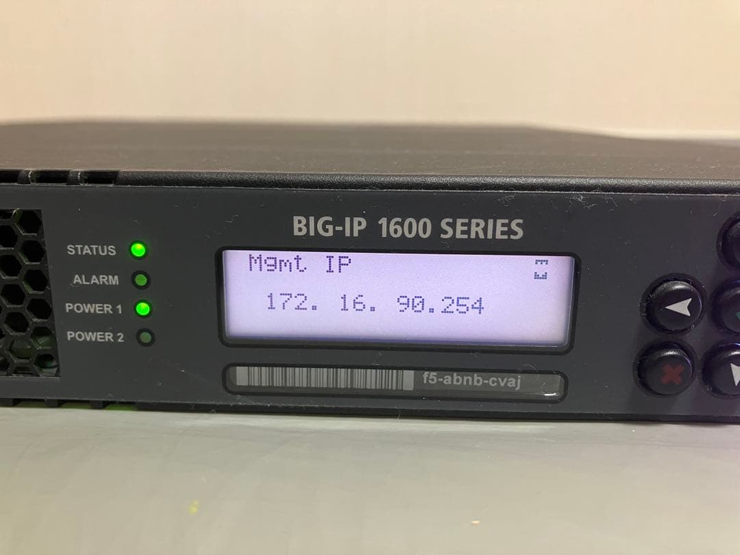 【通電済】F5 BIG-IP 1600 ロードバランサ 静音ファン実装