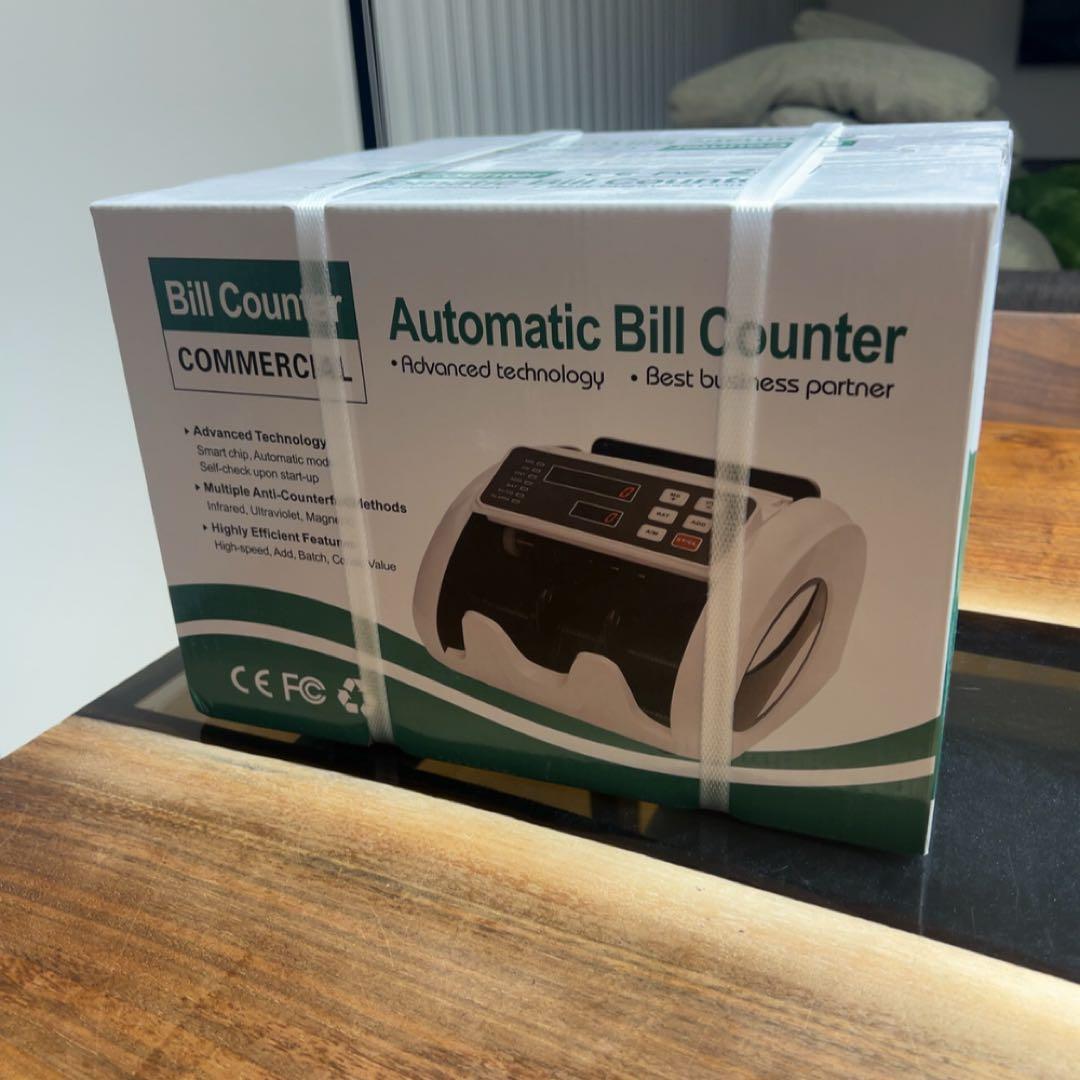 新紙幣対応 紙幣計数機 マネーカウンター 紙幣カウンター 偽札検出機能