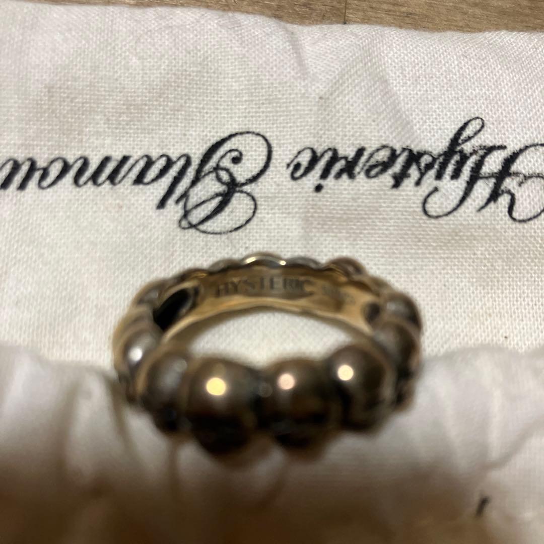 MYSTERE シルバー925 ボールリング スカル