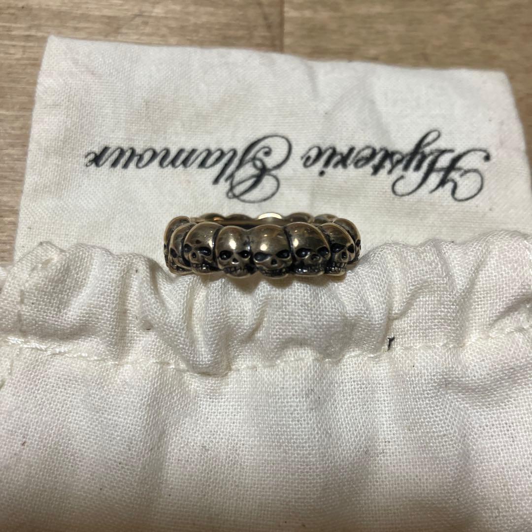 MYSTERE シルバー925 ボールリング スカル