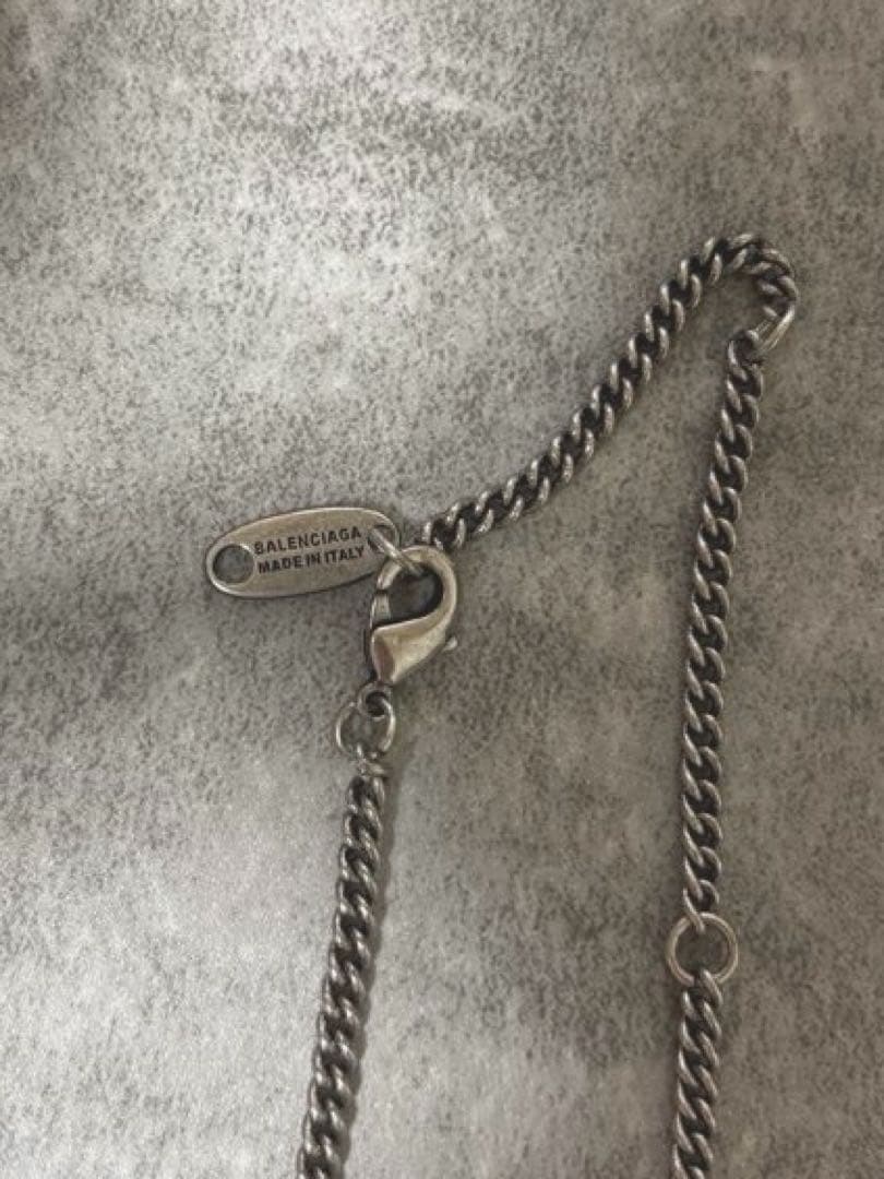 BALENCIAGA ネックレス BBロゴ