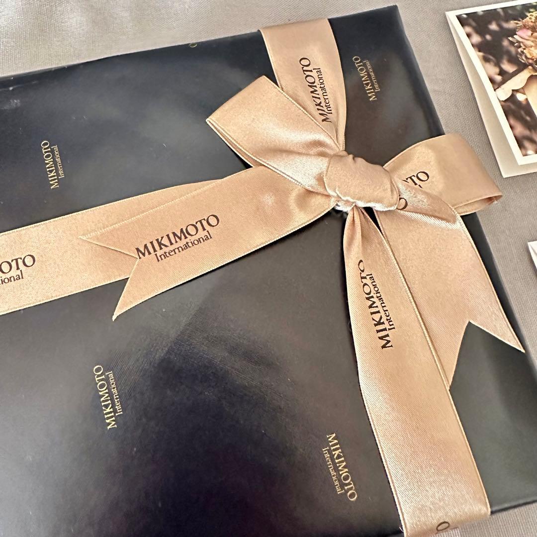 MIKIMOTO　楽器スプーン、フォーク セット 各5本入り パール付き