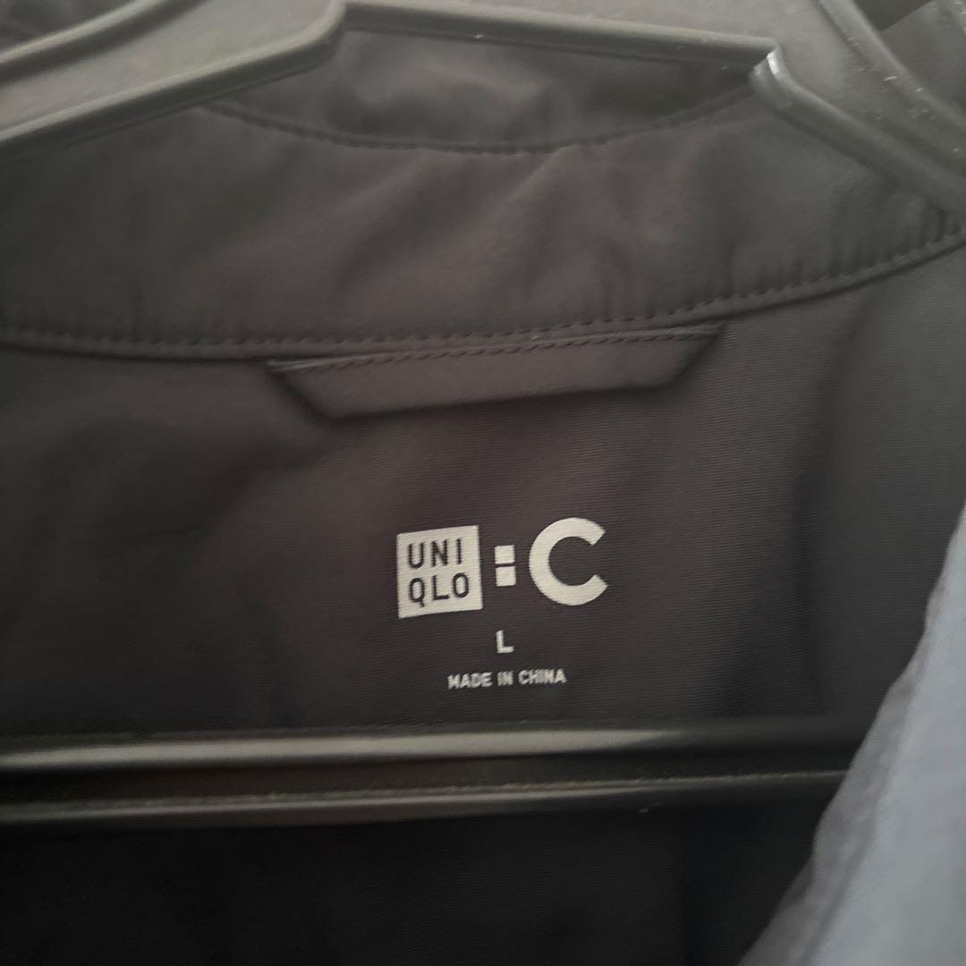 UNIQLO:C ダウン　ショートジャケット ネイビー　Ｌ　ユニクロ