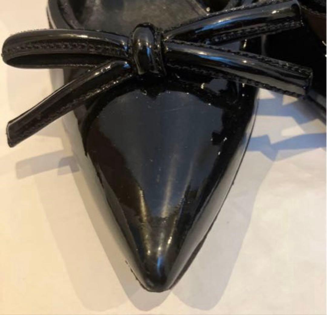 PRADA ブラック ポインテッドトゥ ハイヒール