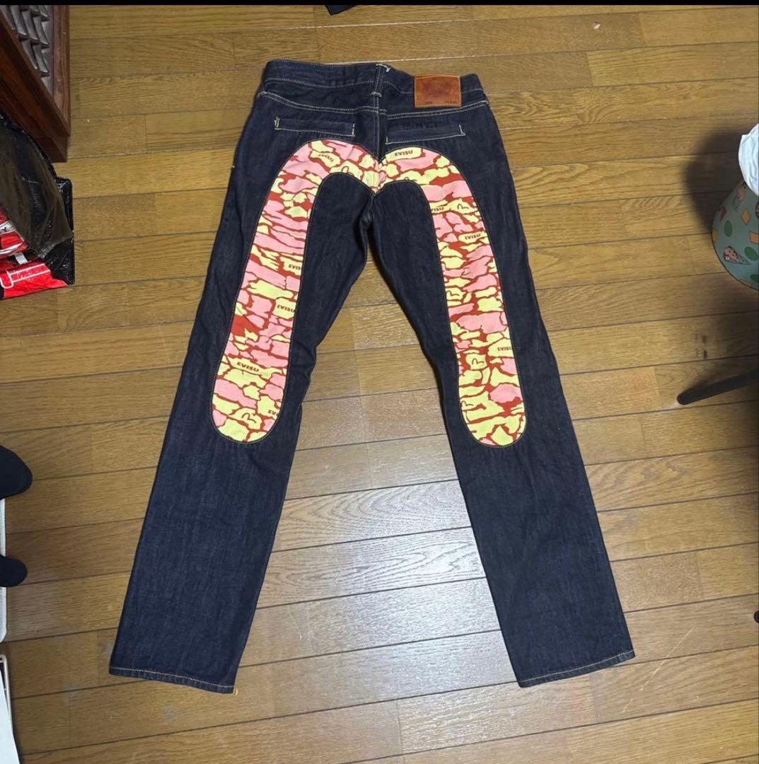 EVISU 迷彩柄カモメデニム