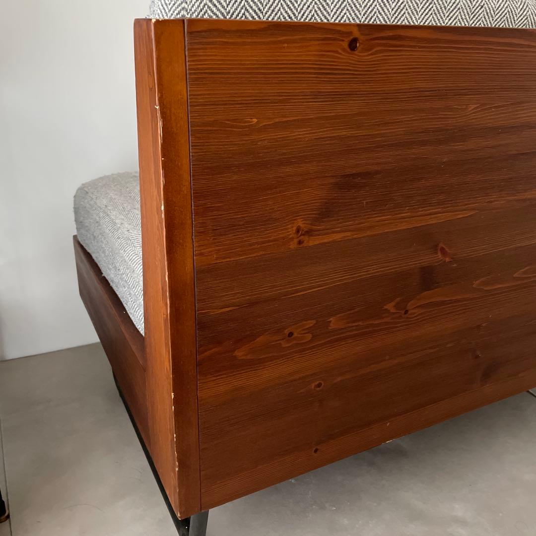 a.depeche ソファ ウォームLD ヘリンボーン チャコールブラウン