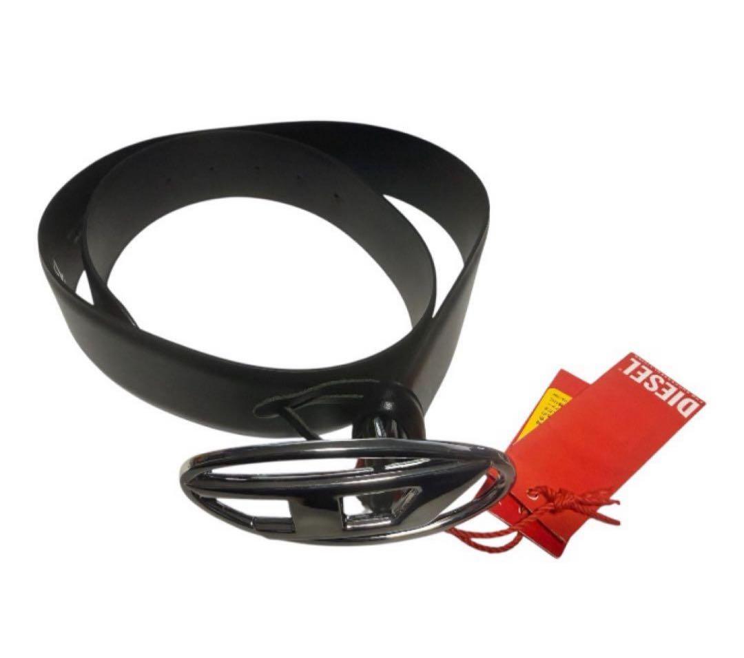 【新品】DIESEL ディーゼル B-1DRレザーベルト オーバルD