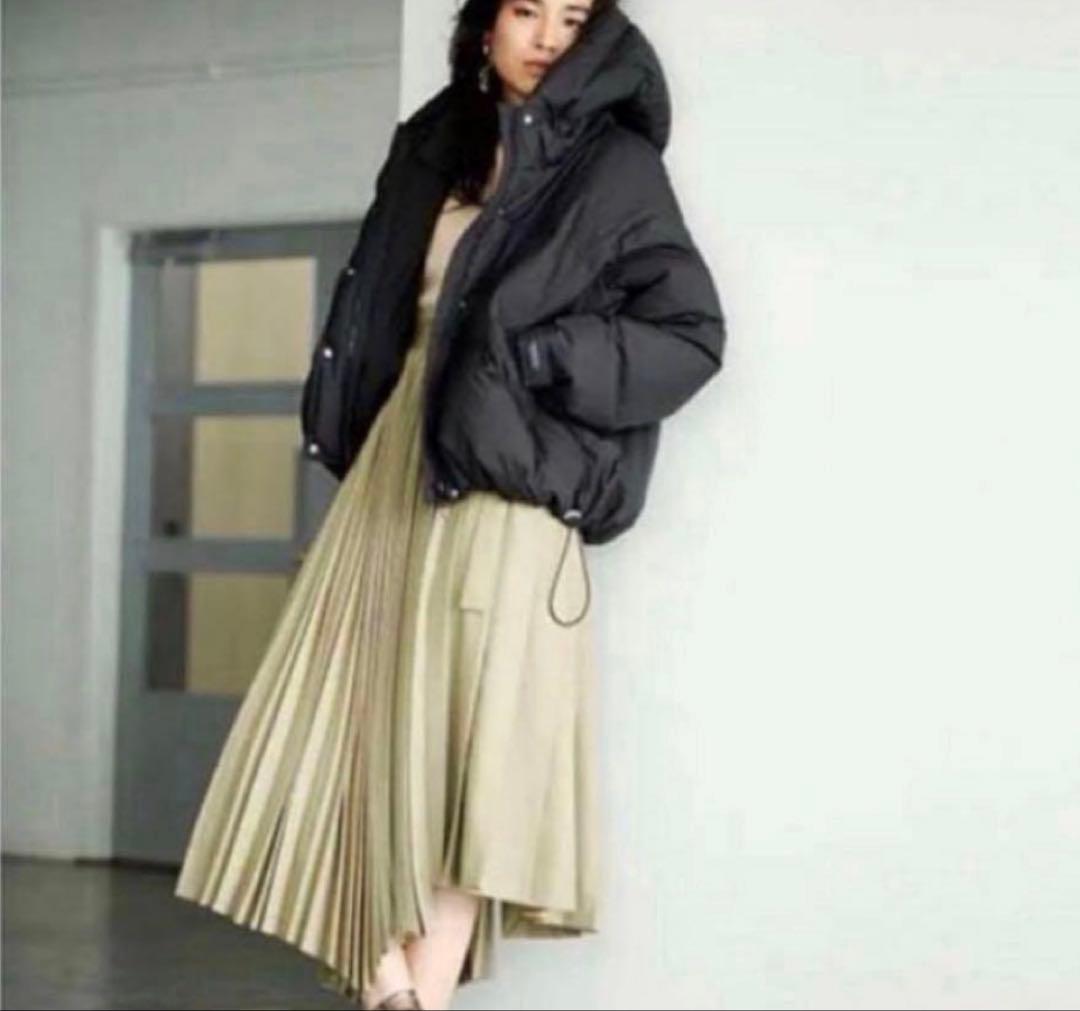 【FRAY I.D】ショート丈 ダウンジャケット*黒