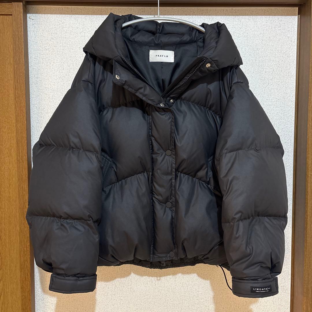 【FRAY I.D】ショート丈 ダウンジャケット*黒