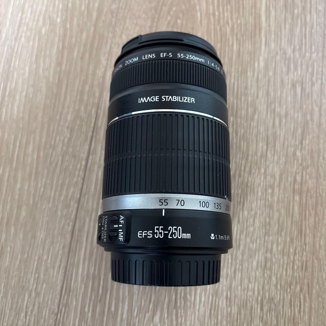 Canon EF-S 55-250mm F4-5.6 IS 純正望遠レンズ